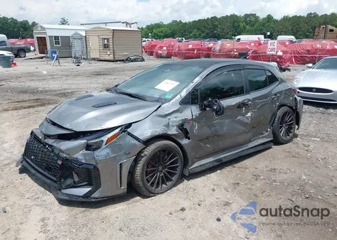 2025 Toyota Gr Corolla Premium Plus from USA, damaged, VIN JTNABAAE7SA019135